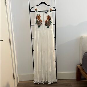 Lulu Embroidered Maxi Dress